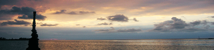 jamaica beach setting sun
